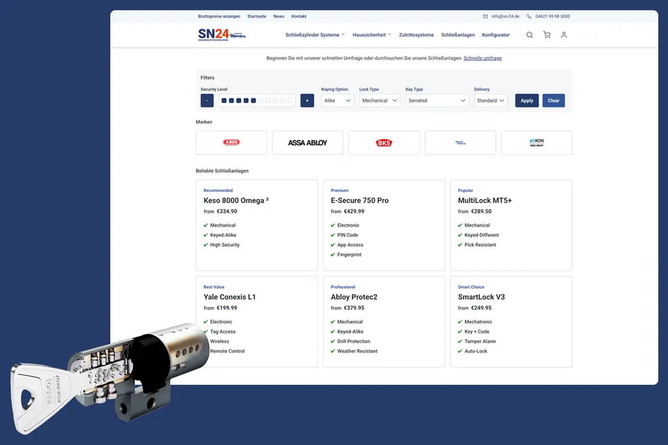 Locking System Configurator